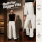 ⏳ LIMITED-TIME 50% OFF! ⏰ Men's Soft Draped Straight Leg Trousers – Side Pockets, Button Closure, 3 Colors, Sizes M-2XL 👖