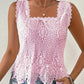 🎉 2026 Sale — Over 50,000 Sold! 💝 Women's Elegant Square Neck Lace Tank Top