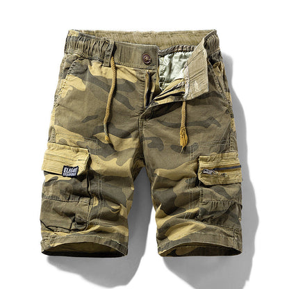 🎉 LIMITED TIME 50% OFF! 👖 Men's Casual Elastic Waist Cargo Shorts – Breathable Cotton Blend & Multi-Pocket Utility 🌲