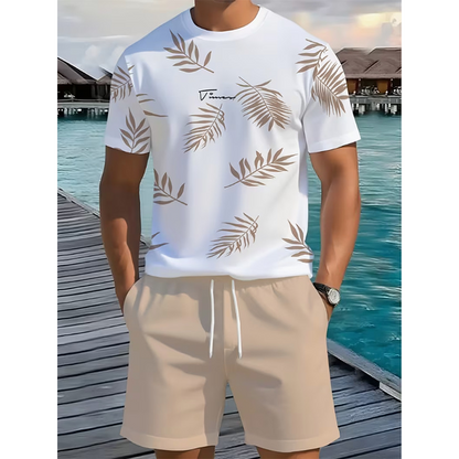 🔥Limited Stock 50% Off!🎉Men's Summer Printed 2-Piece Set