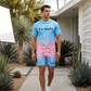 Men's Summer Casual Printed 2-Piece Set