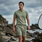 Men's Casual Lightweight T-Shirt & Shorts Set