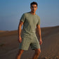 Men's Casual Lightweight T-Shirt & Shorts Set