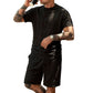 Men's Casual Lightweight T-Shirt & Shorts Set