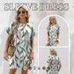 Loose Fit Short Sleeve Dress with Versatile Print Designs