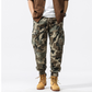 Men's Camouflage Cuffed Casual Cargo Pants