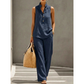 🎉 LIMITED TIME 50% OFF! 💕Women's Minimalist Sleeveless Top & Wide-Leg Pants Set
