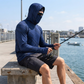 📢📢50% OFF !! ⏰Men's 5-Pack UV Protection Hooded Sun Shirts