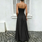 Women Off-Shoulder Polka Dot A-Line Evening Dress