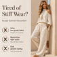 Women Cold Shoulder Halter Neck Top and Wide Leg Pants Set