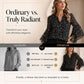 Women's Floral Print V-Neck 3/4 Ruffle Sleeve Top