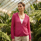 Airy Zip Knit Cardigan