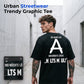 🎉 LIMITED TIME 50% OFF! 👕 Back-Print Street Tee – Urban Edge Statement ✨