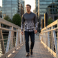 Men's Sun Protection Long Sleeve Lure Fishing Jersey