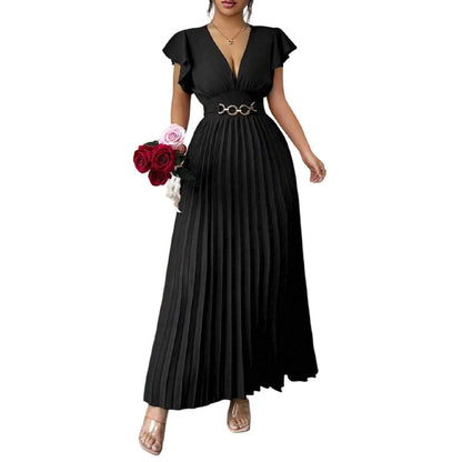 🍃💃 LIMITED TIME 50% OFF! 🌊Flowy Pleated Maxi Dress – Lightweight fabric & romantic movement – Twirl through your day with ease.