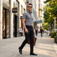 Men's Casual Short Sleeve Plaid Shirt