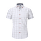 Men's Casual Short Sleeve Plaid Shirt