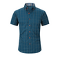 Men's Casual Short Sleeve Plaid Shirt