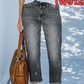 👖🎞️ LIMITED TIME 50% OFF! 📐Retro Cropped Straight Jeans – Vintage wash & clean cut – Timeless denim style.