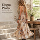 Women Halter Neck Boho Maxi Dress