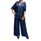 Women's Two-Piece Wide Leg Pants Set