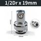 🔧 2026 Sale — Over 23,700 Sold! 🔩 CR-V Steel Ratchet Wrench Adapter Socket Converter Set