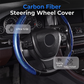 🚗 50% OFF NOW! 🏎️ Segmented Carbon Fiber Steering Wheel Cover – Premium carbon fiber, non-slip grip & universal fit – Upgrades interior style & driving comfort ✨