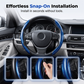 🚗 50% OFF NOW! 🏎️ Segmented Carbon Fiber Steering Wheel Cover – Premium carbon fiber, non-slip grip & universal fit – Upgrades interior style & driving comfort ✨