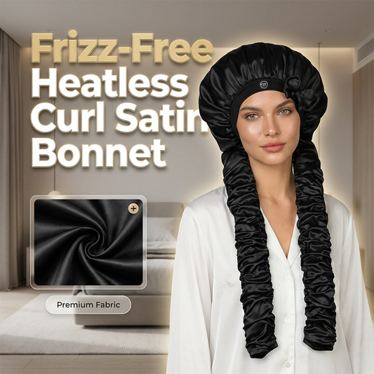😴🔥 50% OFF! Heatless Curl Satin Bonnet for Sleeping – Overnight No-Heat Curls, Frizz-Free & Moisture-Locking Sleep Cap ✨