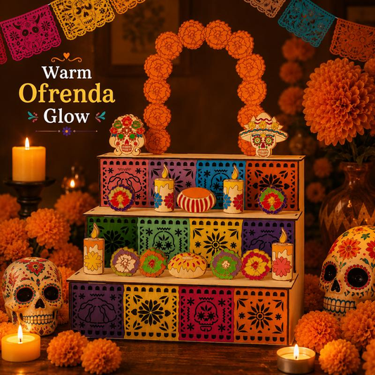 💀 Day of the Dead DIY Decoration Box – Halloween Mexican Skull Decor