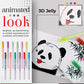 (50% OFF) 3D Glossy Jelly Ink Pen （12Pcs /pack）