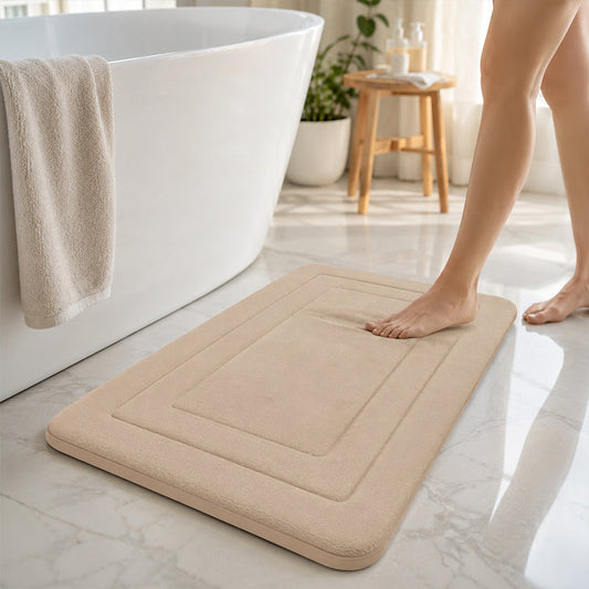 🛁🔥 50% OFF! Ultra Absorbent Quick-Dry Bath Mat – Non-Slip Rubber Backing, Super Soft Microfiber, Machine Washable ✨