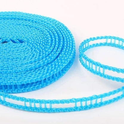 🔥 50% OFF! Dry Laundry Anywhere Instantly! No-Slip Windproof Travel Clothesline – Retractable Elastic Cord, Anti-Slip Clips & Suction/Door Hooks, Indoor Outdoor for Hotel, Camping, Dorm, RV & Bathroom ✨