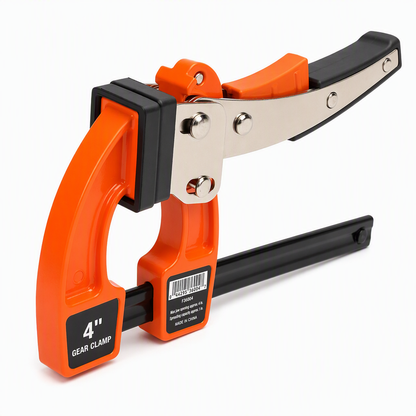 Heavy Duty Aluminum Alloy Ratchet F Clamp Quick Release Woodworking Clamping Tool