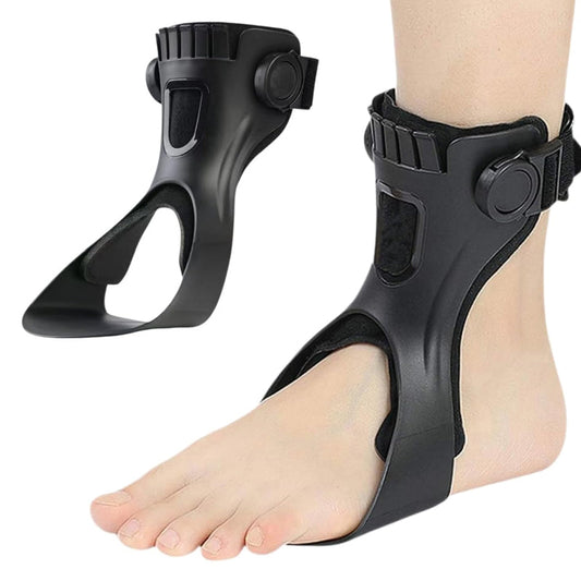 🦶🔥 50% OFF! Adjustable Foot Drop Brace with Inflatable Liner – Custom Air Padding, Adjustable Straps, Neutral Gait Support, Breathable In-Shoe AFO for Daily Walking ✨