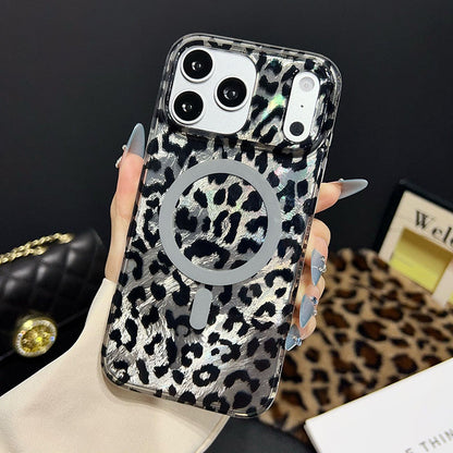 🐆🔥 50% OFF! Magnetic Leopard Print Phone Case – Strong Magnetic Closure, Slim Fit, Shockproof, Full Camera Protection, Stylish Wild Pattern for iPhone & Android ✨
