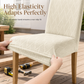 🪑 50% OFF! ✨ Stretch Jacquard Dining Chair Cover – High-Elasticity Fabric, Textured Woven Pattern & Universal Fit – Dustproof & Stain-Resistant Elegance for Home & Hotel 🏨