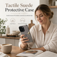 📱 LIMITED-TIME 50% OFF ✨ Suede Phone Case — Creation of Adam Design, Secure Grip, Precision Camera Protection