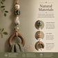 🏠 LIMITED-TIME 50% OFF! 🪵 Decorative Beaded Towel Hanger with Wooden Ring – Rustic, Artisanal, Multi-use ✨