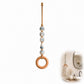 🏠 LIMITED-TIME 50% OFF! 🪵 Decorative Beaded Towel Hanger with Wooden Ring – Rustic, Artisanal, Multi-use ✨