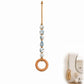 🏠 LIMITED-TIME 50% OFF! 🪵 Decorative Beaded Towel Hanger with Wooden Ring – Rustic, Artisanal, Multi-use ✨
