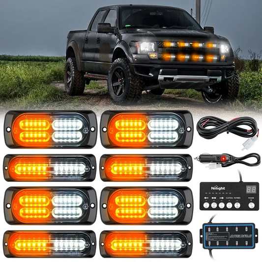 📢📢50% OFF !! ⏰Ultra Thin LED Truck Strobe Warning Lights