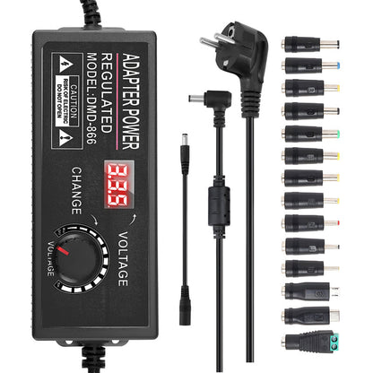 Adjustable 3V-24V 3A Universal AC/DC Power Adapter