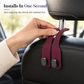 🚙 Dual-Use Car Hook Organizer | Alloy/ABS