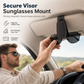 Car Sunglasses Holder Double Clip Eyeglasses Mount and Ticket Card Clip