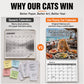 🐱🔥 50% OFF! 2027 Funny Cats Wall Calendar – Hilarious Monthly Photos, Large Date Grid, Notes Space, Thick Paper & Spiral Binding – Perfect Gift for Cat Lovers, Home & Office ✨
