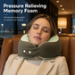 🛋️🔥 50% OFF! Memory Foam U-Shaped Travel Neck Pillow with Ice Silk Cover & Magnetic Buckle – Portable Ergonomic Neck Support, Cooling, Compressible for Airplane, Car, Train, Office Nap ✨