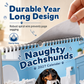🔥 50% OFF! Naughty Dachshunds Dog Wall Calendar – 12 Months of Mischievous Sausage Dogs, Big Date Grid, Easy Hang, Funny Gift for Dog Lovers & Home Decor ✨