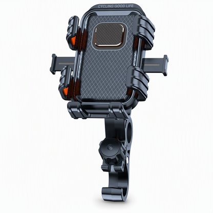 Shockproof Bicycle and Motorcycle Phone Mount for Electric Bikes and Mountain Bikes Handlebar and Rearview Mirror Navigation Phone Holder