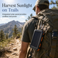 Waterproof Outdoor Solar Power Bank with Compass Large Capacity Portable